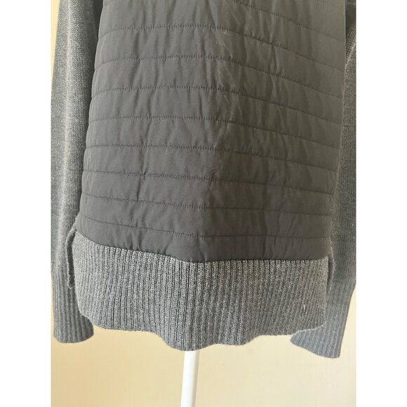 ATHLETA womens athleisure pullover knit sweater nylon front SMALL/MEDIUM - Picture 4 of 8